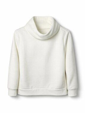 The Sweatshirt Project White Ribbed Pullover | Women’s Small | NWT